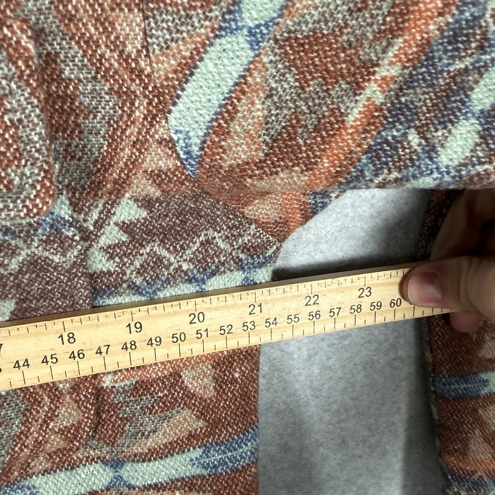 Heyday Aztec Jacket Mens Small Button Front Shacket - Picture 5 of 8